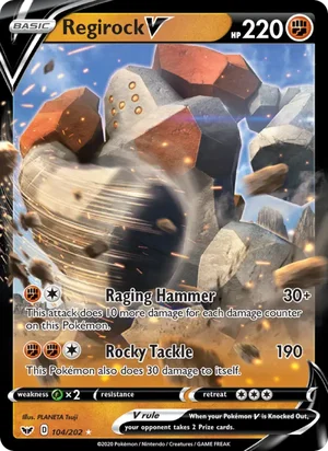 Regirock V 104/202