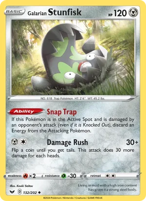 Galarian Stunfisk 132/202