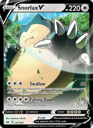 Snorlax V 141/202