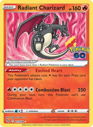 Radiant Charizard 11/78