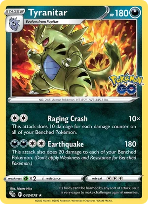 Tyranitar 43/78