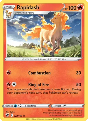 Rapidash 22/189