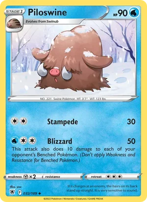 Piloswine 32/189