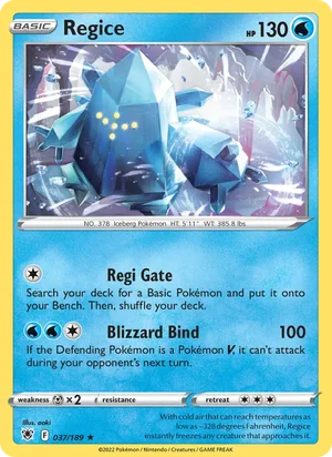 Regice 37/189