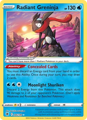 Radiant Greninja 46/189
