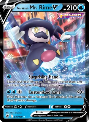 Galarian Mr Rime V 49/189