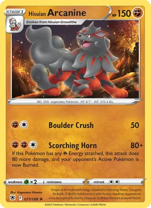 Hisuian Arcanine 71/189