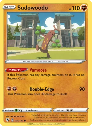 Sudowoodo 74/189