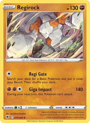 Regirock 75/189