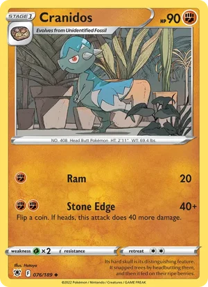 Cranidos 76/189