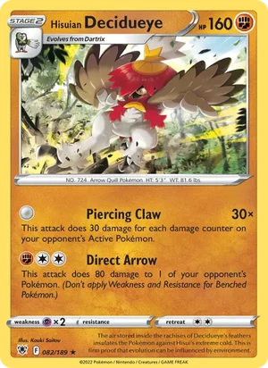 Hisuian Decidueye 82/189