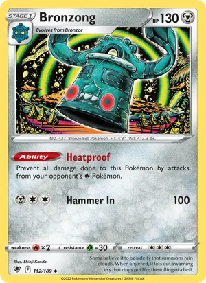 Bronzong 112/189