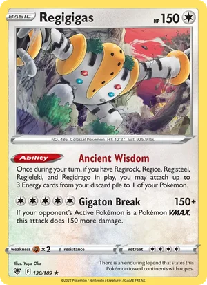 Regigigas 130/189