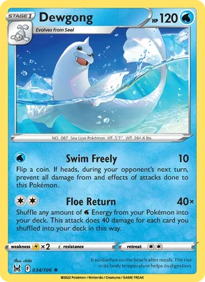 Dewgong 34/196