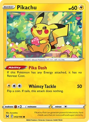 Pikachu 52/196