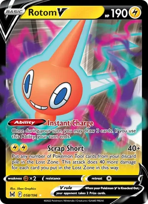 Rotom V 58/196