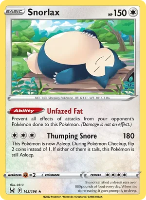 Snorlax 143/196