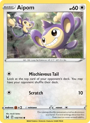 Aipom 144/196