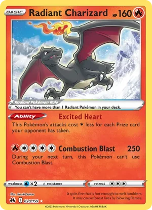 Radiant Charizard 20/159