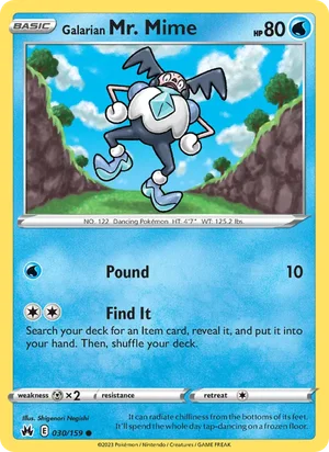 Galarian Mr Mime 30/159