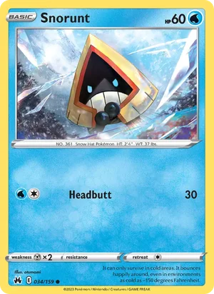 Snorunt 34/159