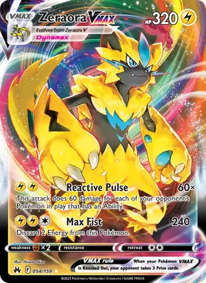 Zeraora Vmax 54/159