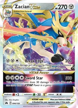 Zacian Vstar 96/159