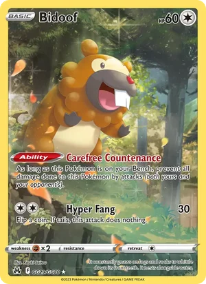 Bidoof GG29