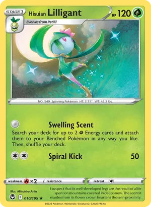 Hisuian Lilligant 10/195