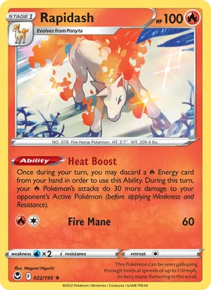 Rapidash 22/195