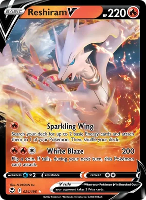 Reshiram V 24/195