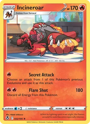 Incineroar 32/195