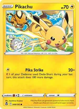 Pikachu 49/195
