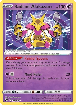 Radiant Alakazam 59/195