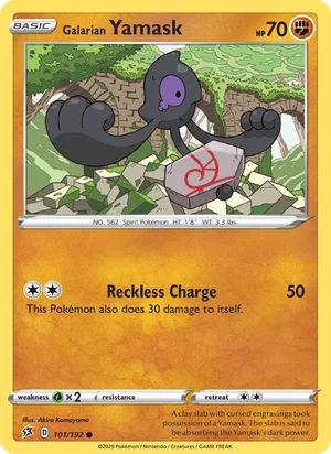 Galarian Yamask 101/192