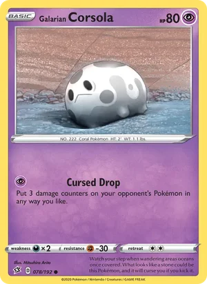Galarian Corsola 78/192