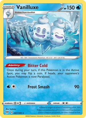 Vanilluxe 47/189