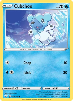 Cubchoo 48/189