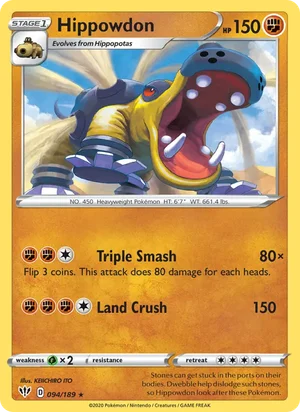 Hippowdon 94/189