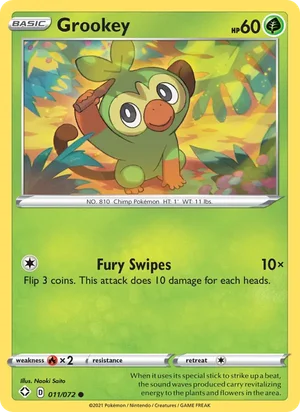 Grookey 11/72