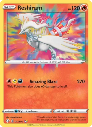 Reshiram 17/72