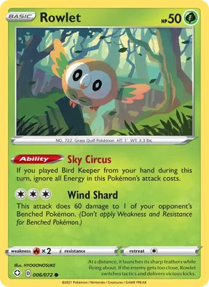 Rowlet 6/72