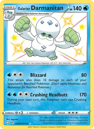 Galarian Darmanitan SV024