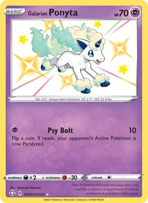 Galarian Ponyta SV047
