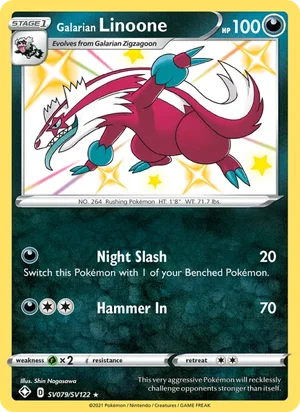 Galarian Linoone SV079