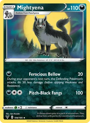 Mightyena 104/185