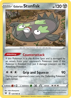 Galarian Stunfisk 125/185