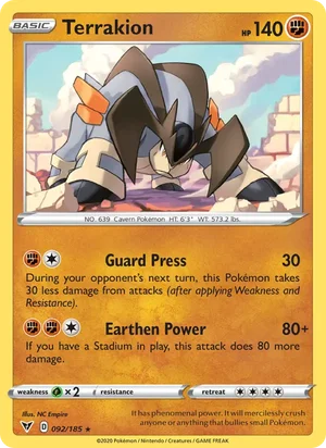 Terrakion 92/185