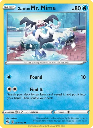 Galarian Mr. Mime 34/163