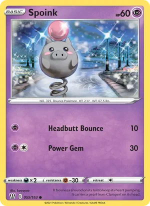 Spoink 55/163